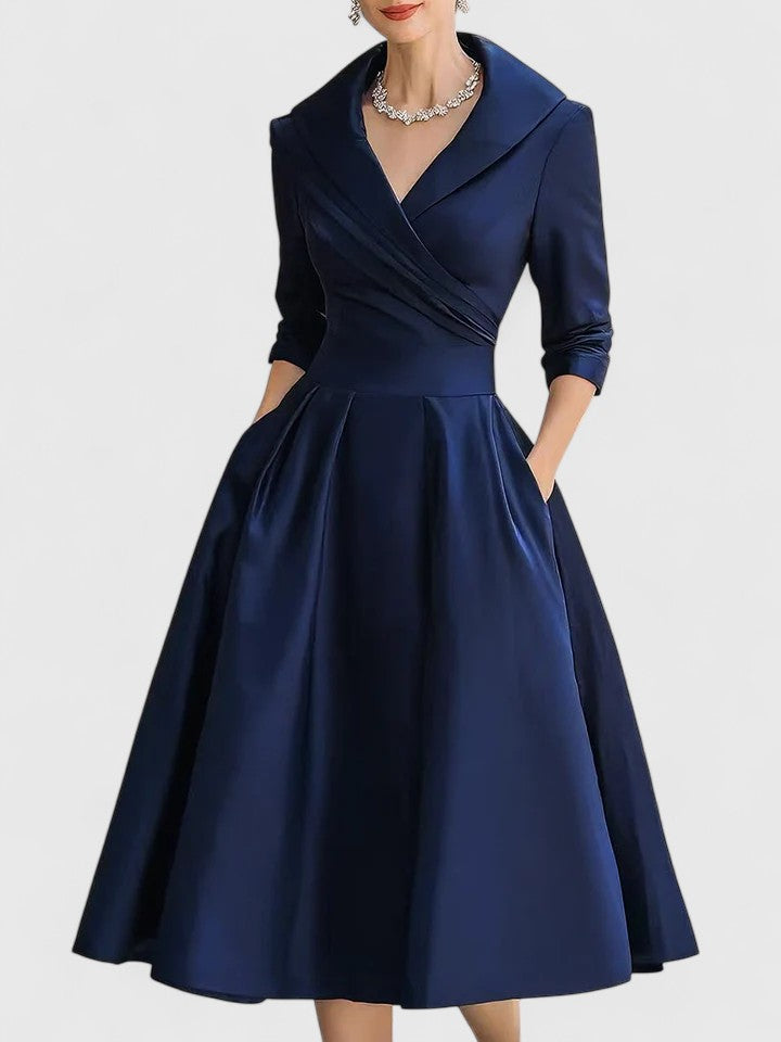 Audrey | Fit and Flare Midi Dress
