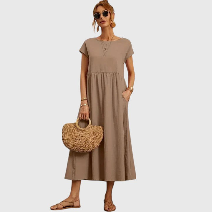 Piper | Casual Midi Dress With Pockets