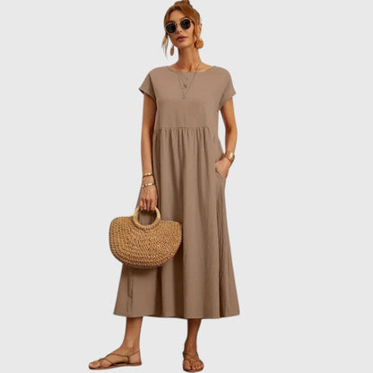 Piper | Casual Midi Dress With Pockets