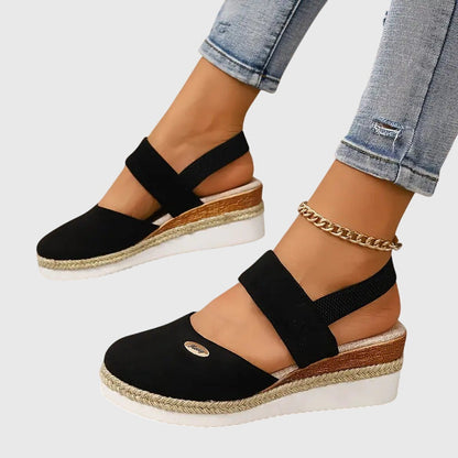 Amelia | Orthopedic Espadrille Platform Wedge Sandals