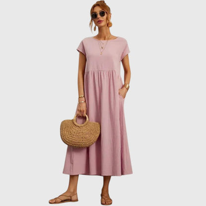 Piper | Casual Midi Dress With Pockets