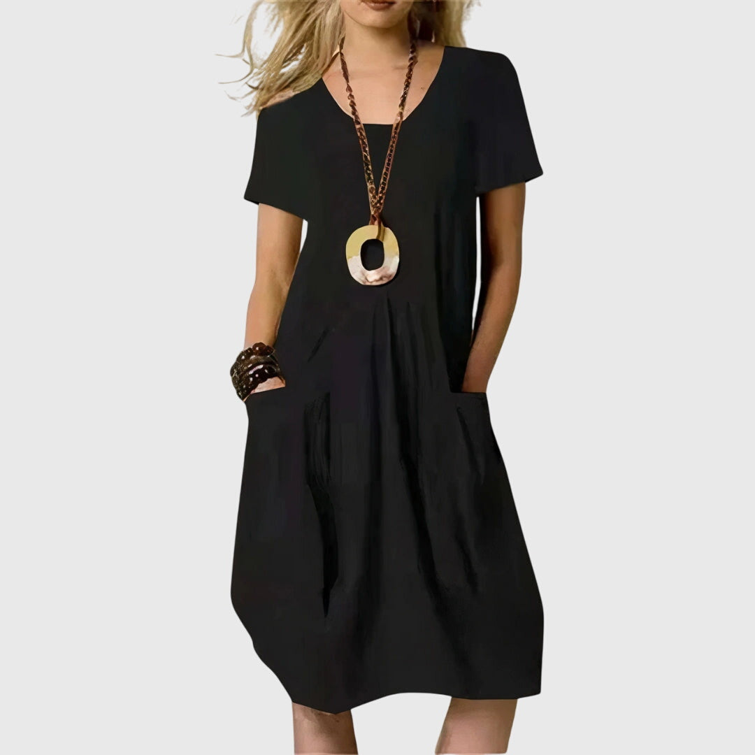 Ruby | Casual Midi Dress With Pockets