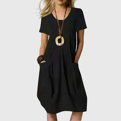 Ruby | Casual Midi Dress With Pockets