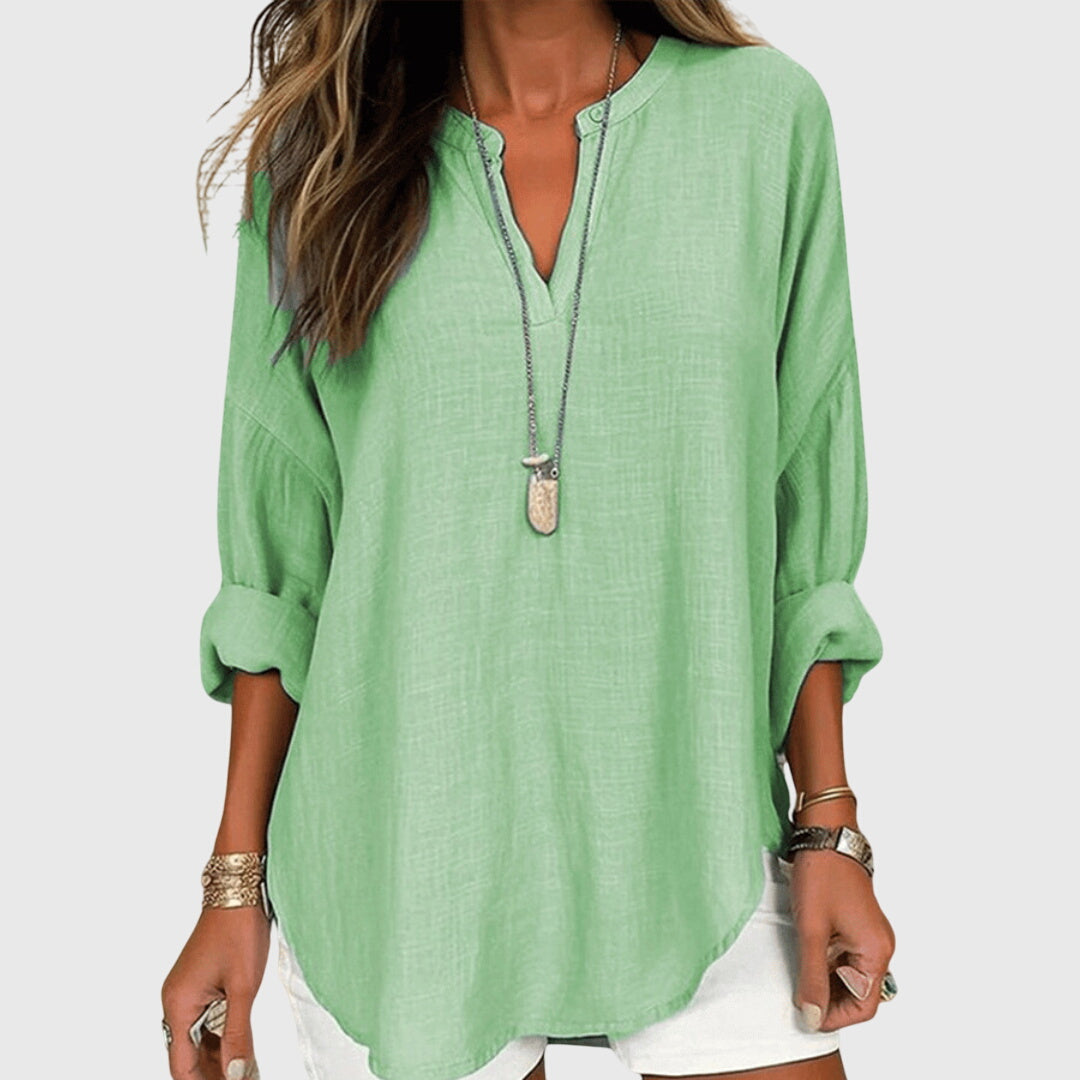 Hailey | Comfortable V-Neck Tunic Top