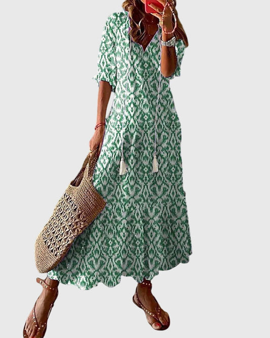 Kayla | Boho Elegant Summer Maxi Dress