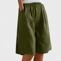 Nora | Comfortable Wide-Leg Bermuda Shorts