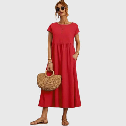 Piper | Casual Midi Dress With Pockets