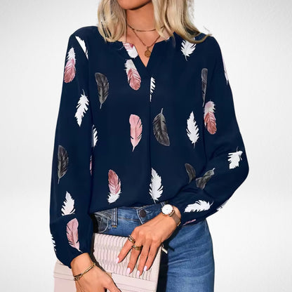 Demi | Comfortable Print Lightweight Blouse
