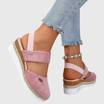 Amelia | Orthopedic Espadrille Platform Wedge Sandals