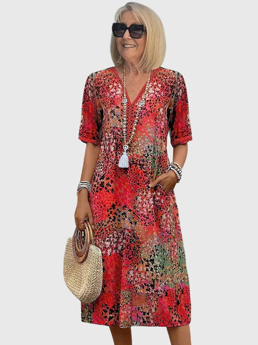 Heather | Elegant Midi Summer Dress