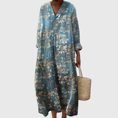 Jade | Boho V-Neck Casual Maxi Dress