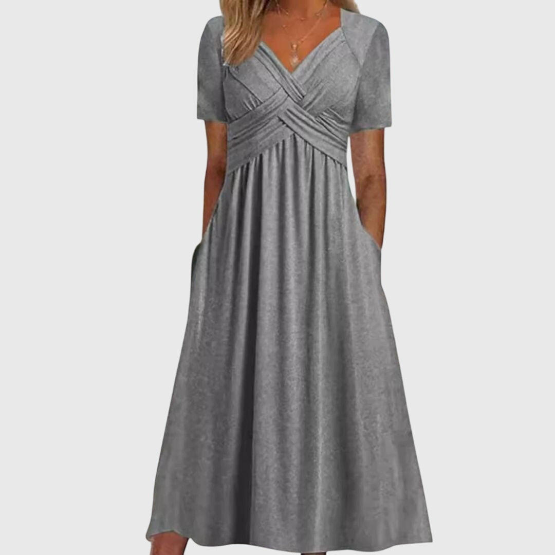Grace | Sophisticated A-Line Midi Dress