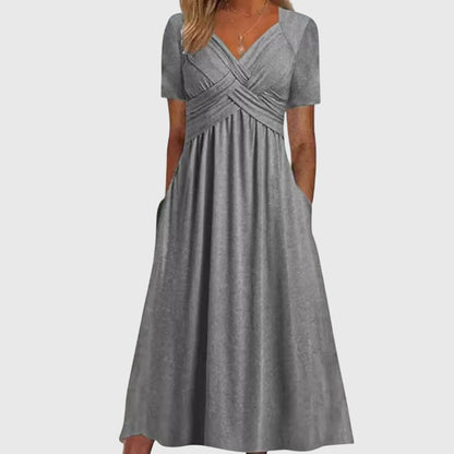 Grace | Sophisticated A-Line Midi Dress