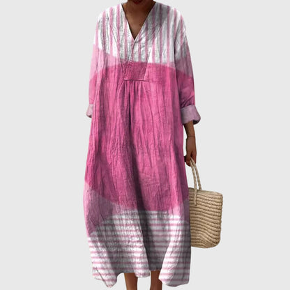 Jade | Boho V-Neck Casual Maxi Dress