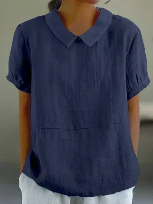 Lena | Peter Pan Collar Blouse Shirt