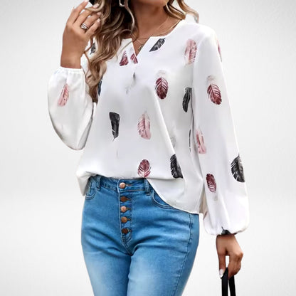Demi | Comfortable Print Lightweight Blouse