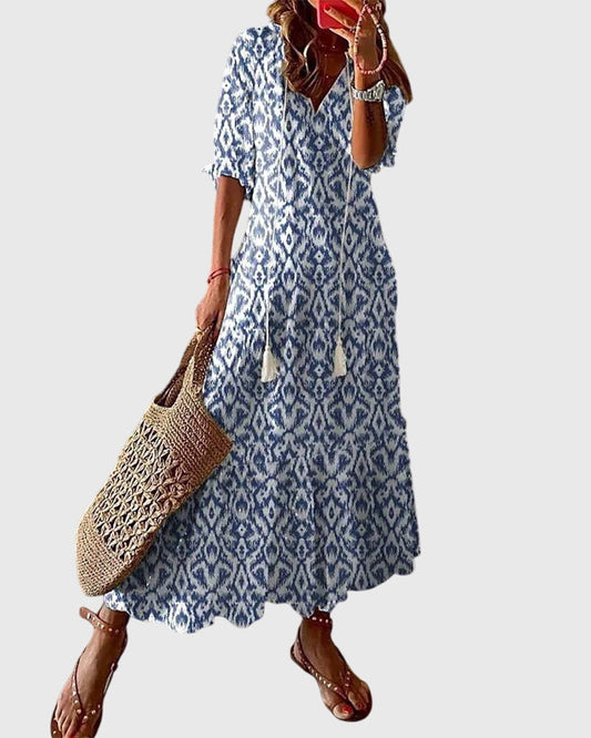Kayla | Boho Elegant Summer Maxi Dress