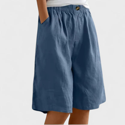 Nora | Comfortable Wide-Leg Bermuda Shorts