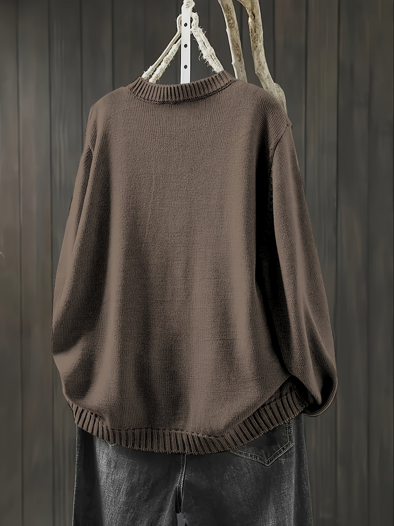 Lily | Multicolor Button Crew Neck Cardigan