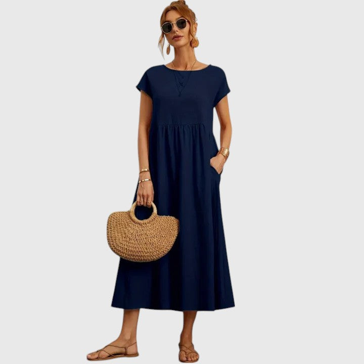 Piper | Casual Midi Dress With Pockets