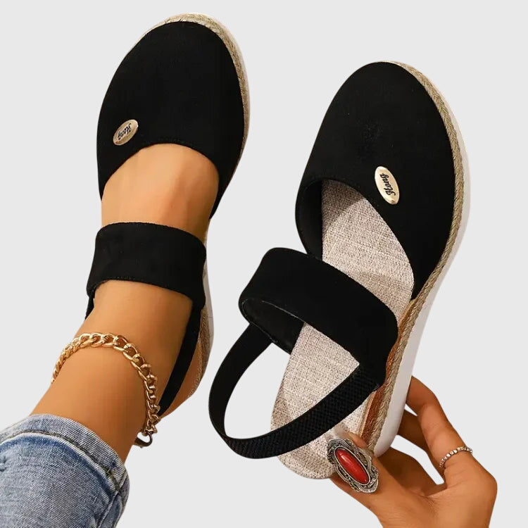Amelia | Orthopedic Espadrille Platform Wedge Sandals