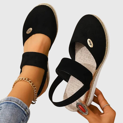 Amelia | Orthopedic Espadrille Platform Wedge Sandals