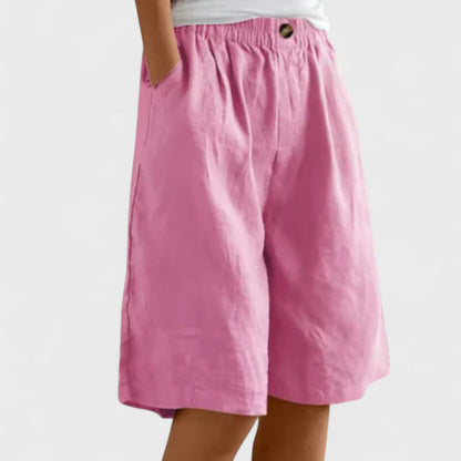 Nora | Comfortable Wide-Leg Bermuda Shorts