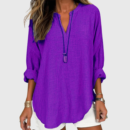 Hailey | Comfortable V-Neck Tunic Top