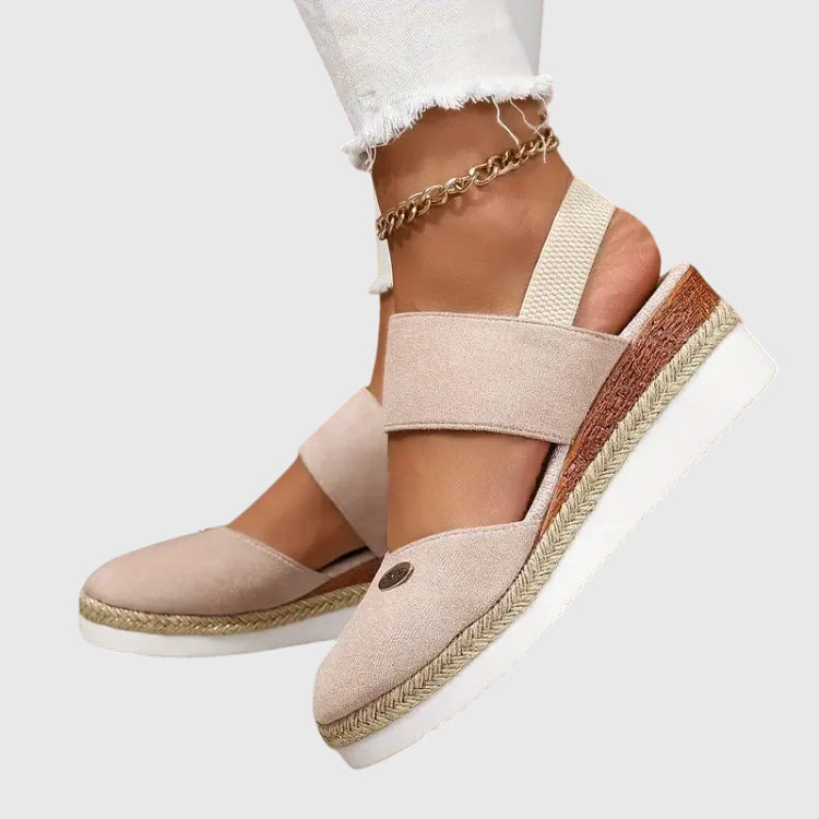 Amelia | Orthopedic Espadrille Platform Wedge Sandals