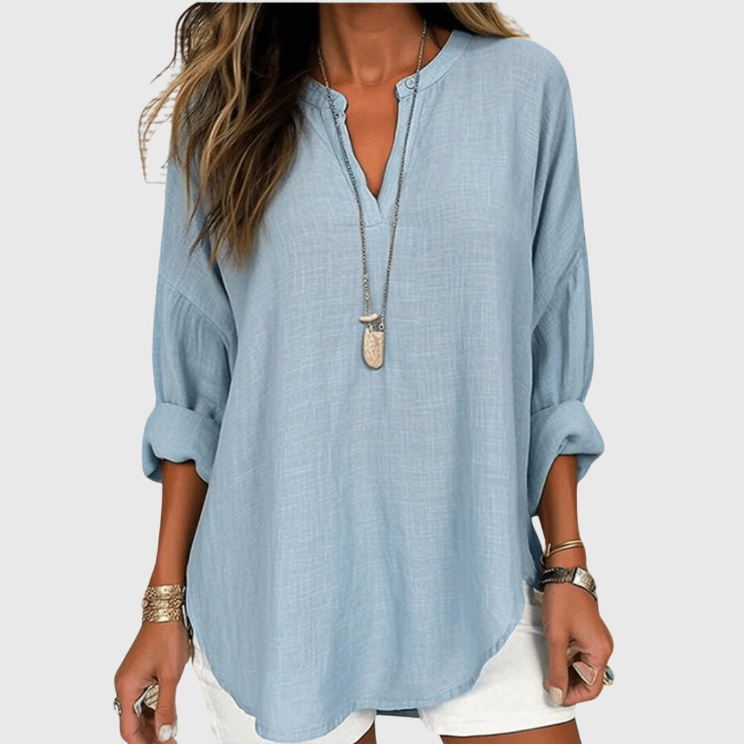 Hailey | Comfortable V-Neck Tunic Top
