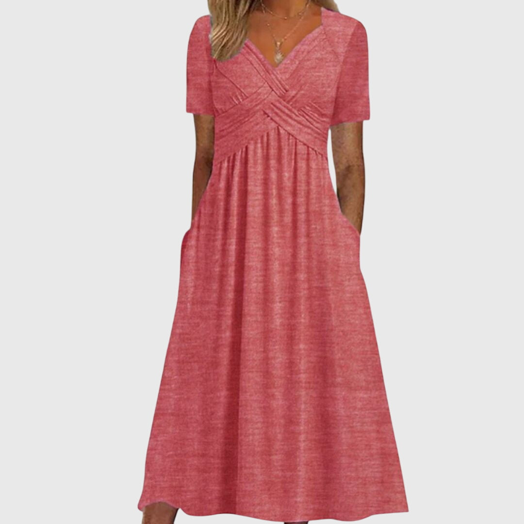 Grace | Sophisticated A-Line Midi Dress