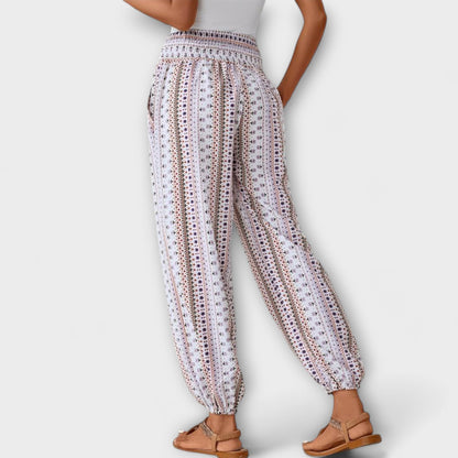 Luna | Comfortable Boho Print Wide-Leg Pants