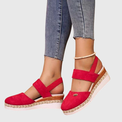 Amelia | Orthopedic Espadrille Platform Wedge Sandals