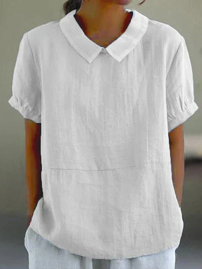 Lena | Peter Pan Collar Blouse Shirt
