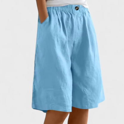 Nora | Comfortable Wide-Leg Bermuda Shorts