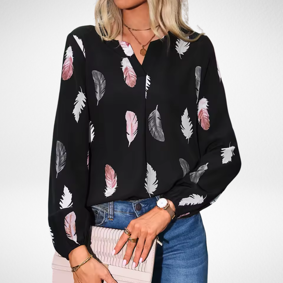 Demi | Comfortable Print Lightweight Blouse