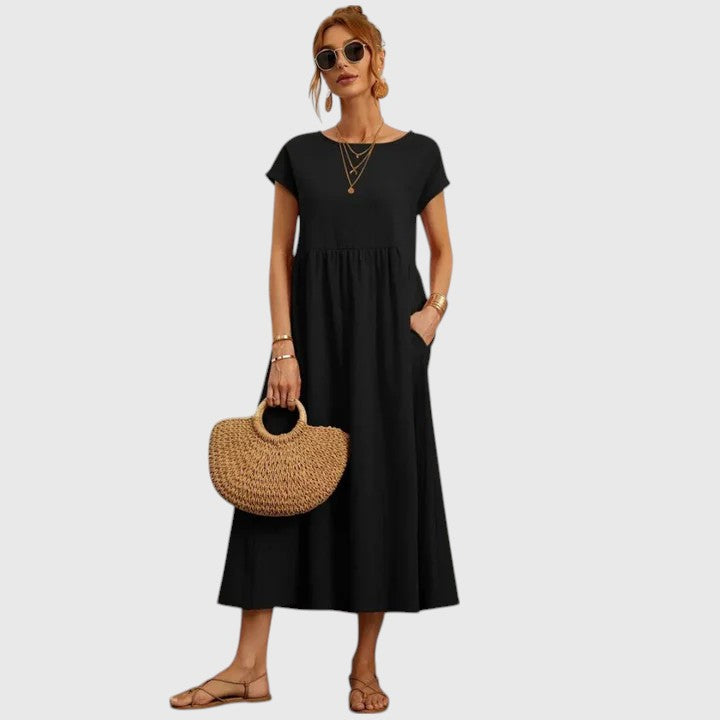 Piper | Casual Midi Dress With Pockets