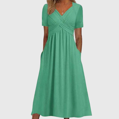 Grace | Sophisticated A-Line Midi Dress