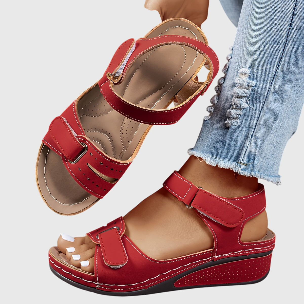 Addison | Comfortable Wedge Sandals with Arch Support