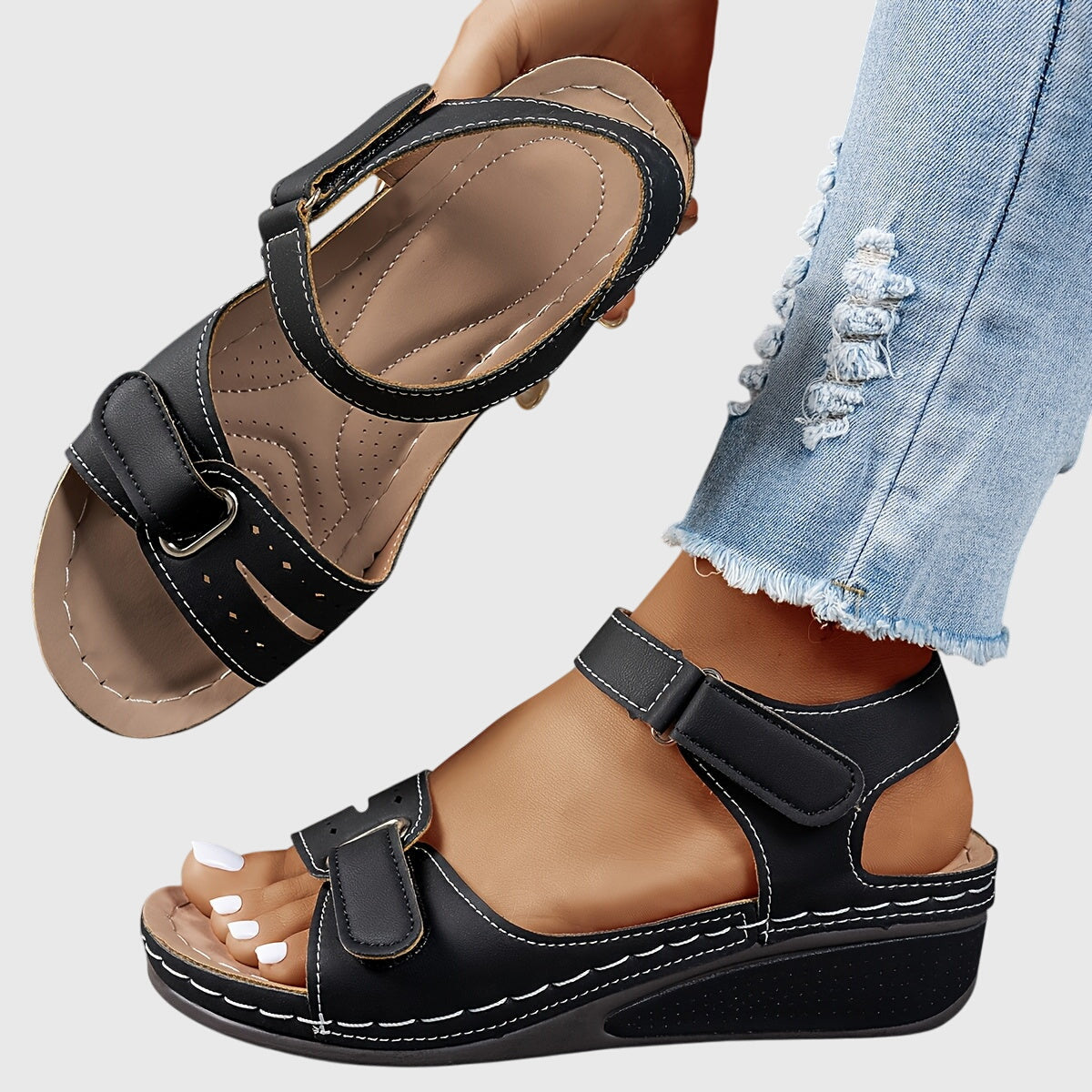 Addison | Comfortable Wedge Sandals with Arch Support