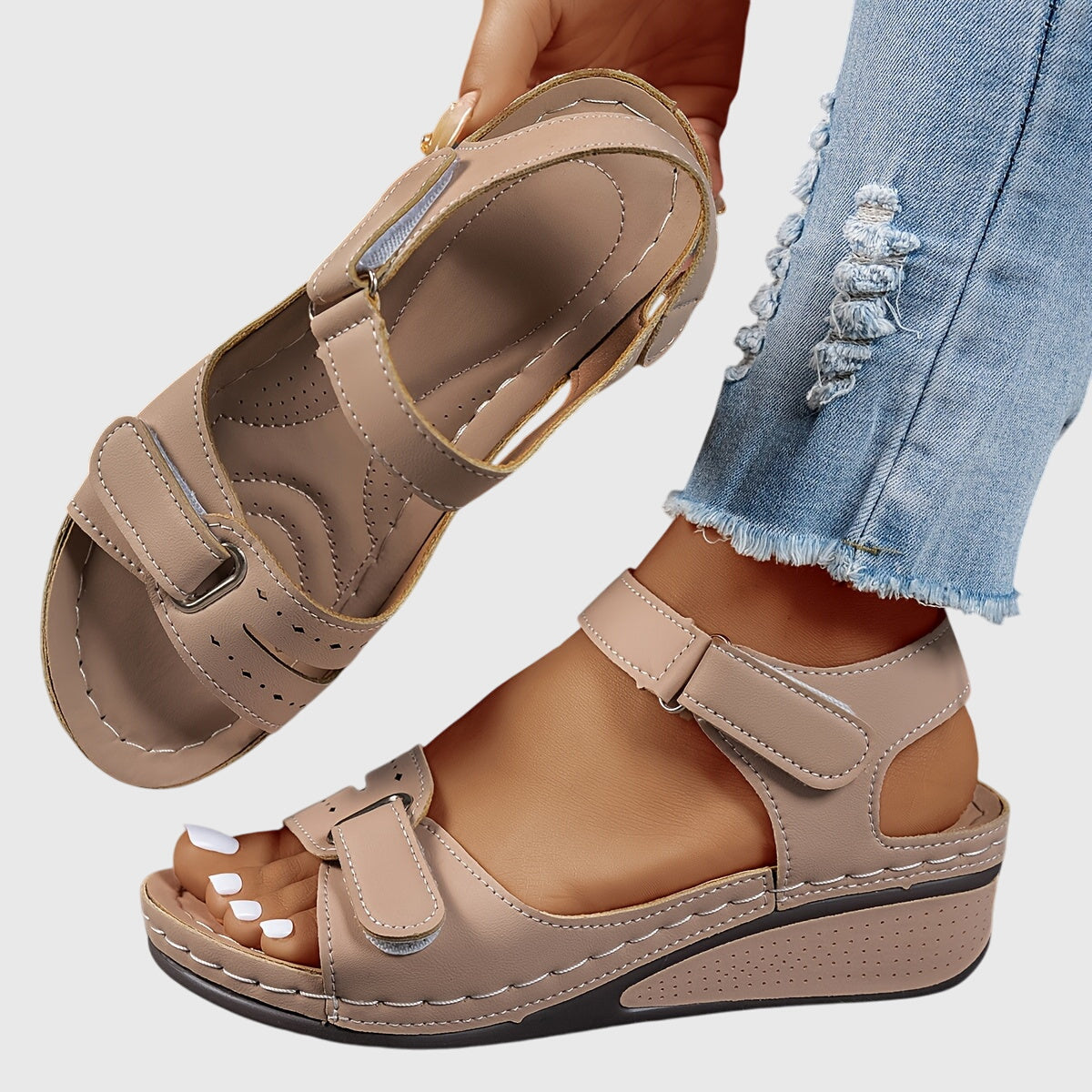 Addison | Comfortable Wedge Sandals with Arch Support