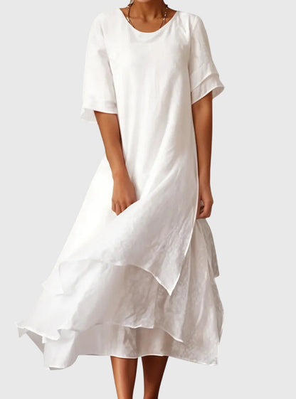 Addison | Elegant Relaxed Casual Midi Dress