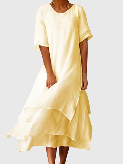 Addison | Elegant Relaxed Casual Midi Dress
