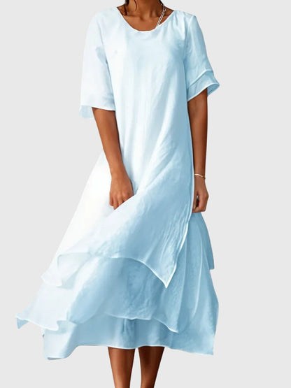 Addison | Elegant Relaxed Casual Midi Dress