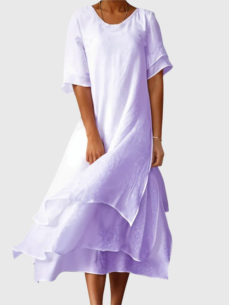 Addison | Elegant Relaxed Casual Midi Dress