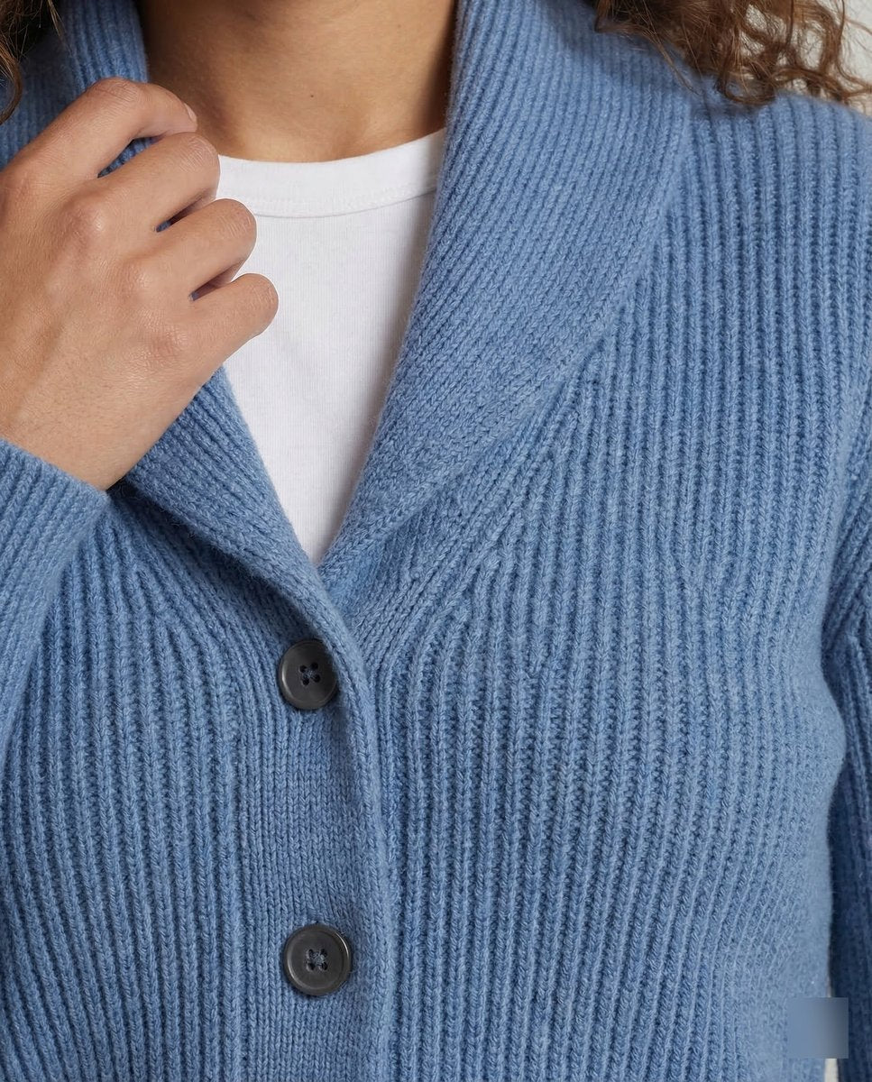 Addison | Shawl Collar Fitted Cardigan
