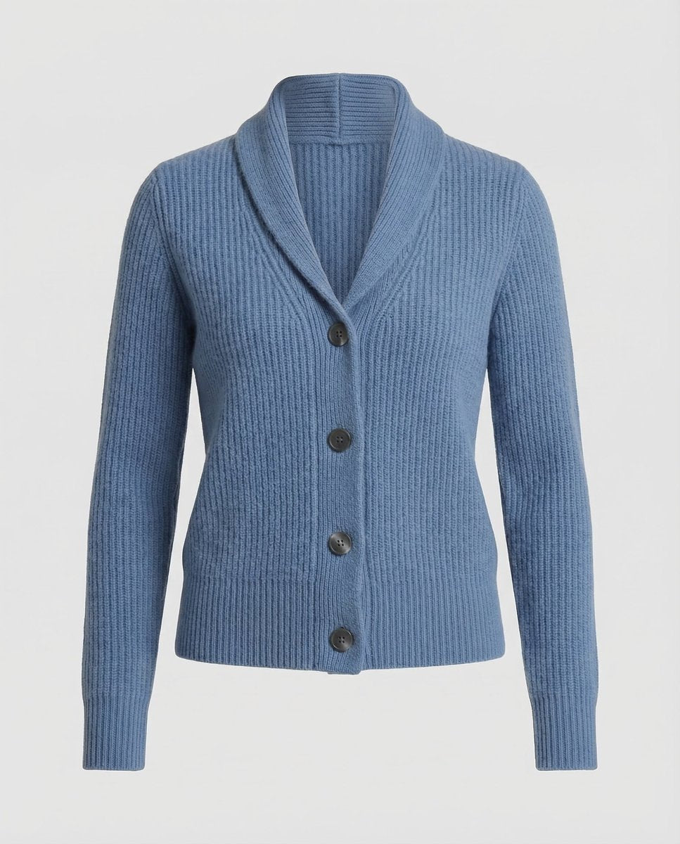 Addison | Shawl Collar Fitted Cardigan