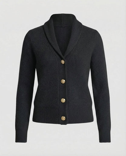 Addison | Shawl Collar Fitted Cardigan