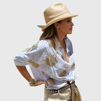 Amber | Elegant Embroidered Light Blouse