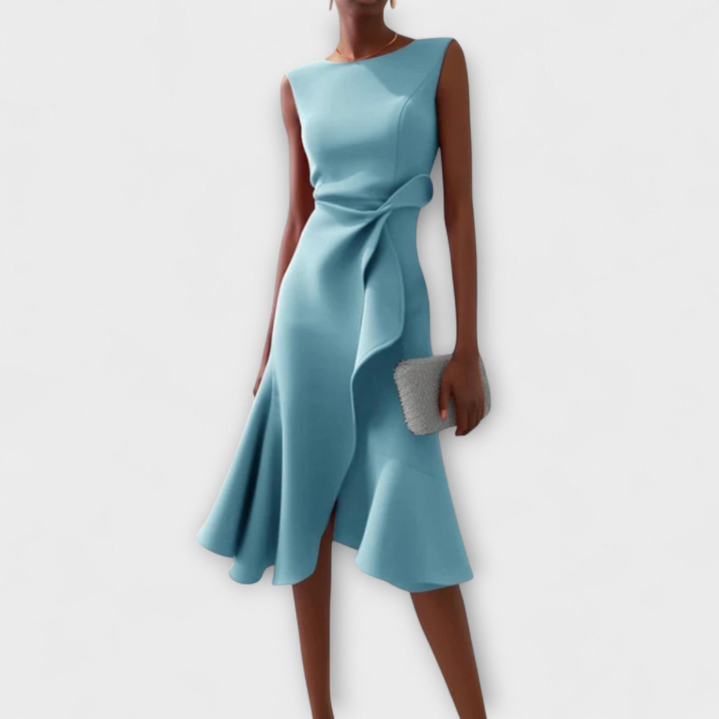 Amber | Elegant Sleeveless Midi Dress